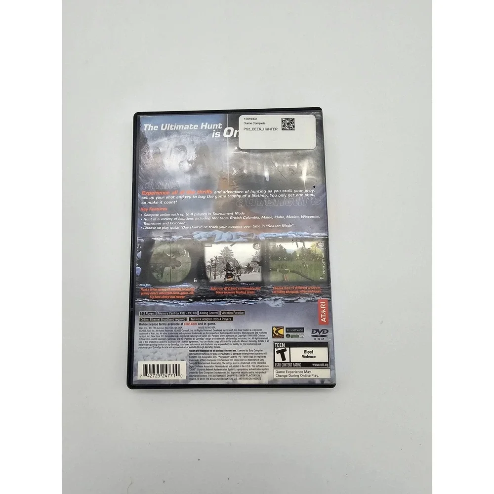 Deer Hunter - Sony PlayStation 2 CIB